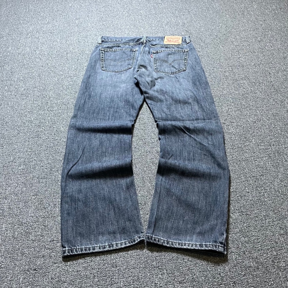 Levi's 514 Straight Leg Jeans 33x30 Grey Faded Denim Skater Casual